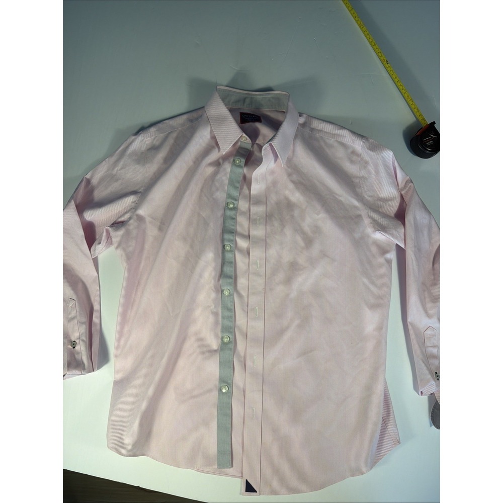 UNTUCKit Wrinkle-Free Pink Button Front Shirt Large